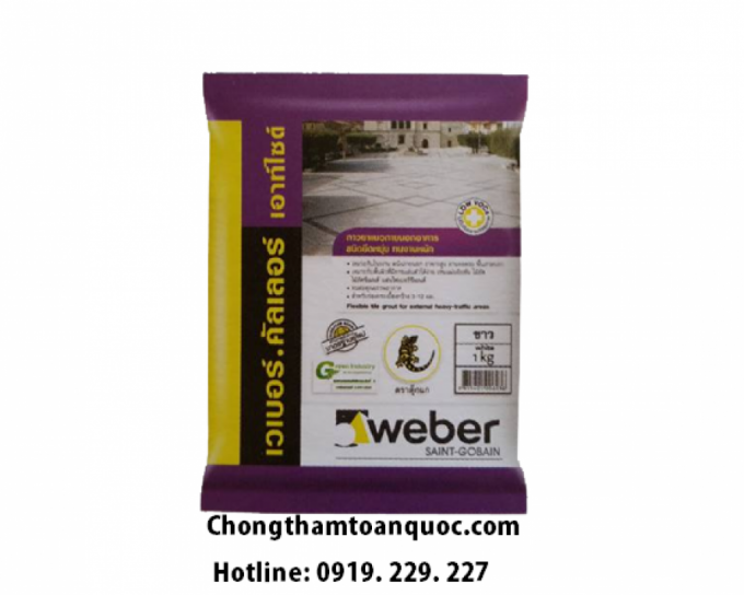 Keo chà ron Webercolor Outside - Thích hợp cho khu vực ngoài trời