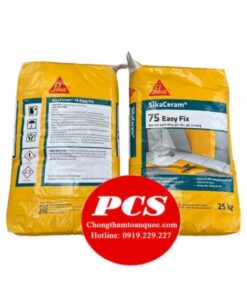 Keo dán gạch SikaCeram 75 Easy Fix trộn sẵn cao cấp