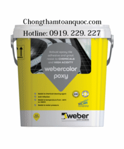 Keo dán gạch và chà ron Webercolor Poxy gốc epoxy