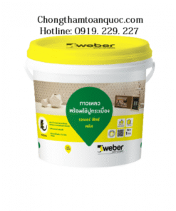 Keo dán gạch Weberfix Plus - Dùng cho ốp tường nội thất khô ráo và ẩm ướt