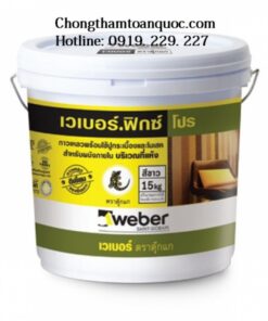 Keo dán gạch Weberfix Pro - Chuyên dùng cho ốp tường nội thất