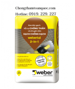 Keo dán gạch Webertai 2 in 1 - Chống thấm và chuyên gạch chống gạch