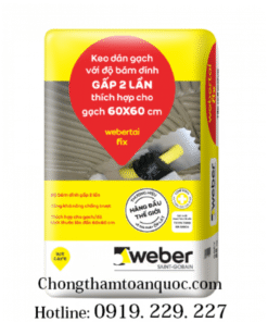 Keo dán gạch Webertai Fix - Độ bám dính gấp 2 lần, chống trượt tốt