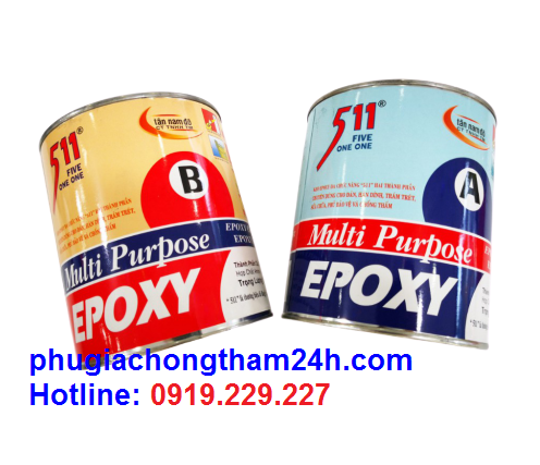 Keo epoxy 2 thành phần AB 551  sử dụng để kết nối khe nứt của tường, mái, và sàn bê tông.