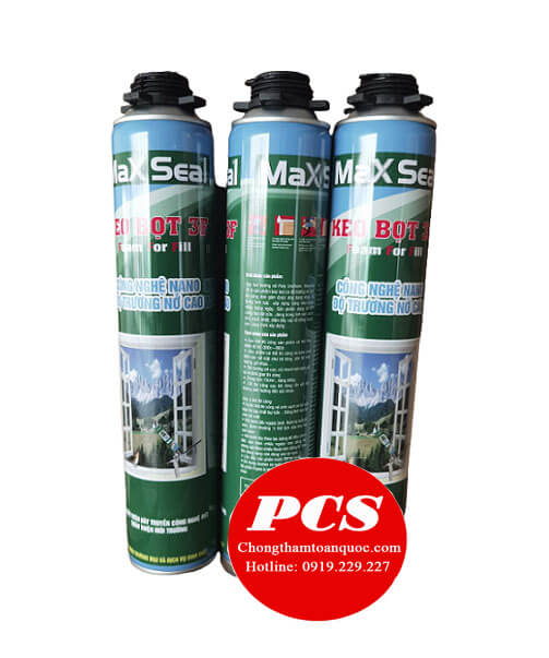 Keo bọt nở Maxseal 3F gốc Polyurethane một thành phần