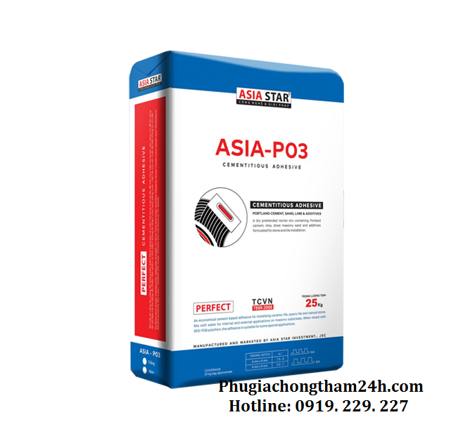 Keo dán gạch Asia - P03