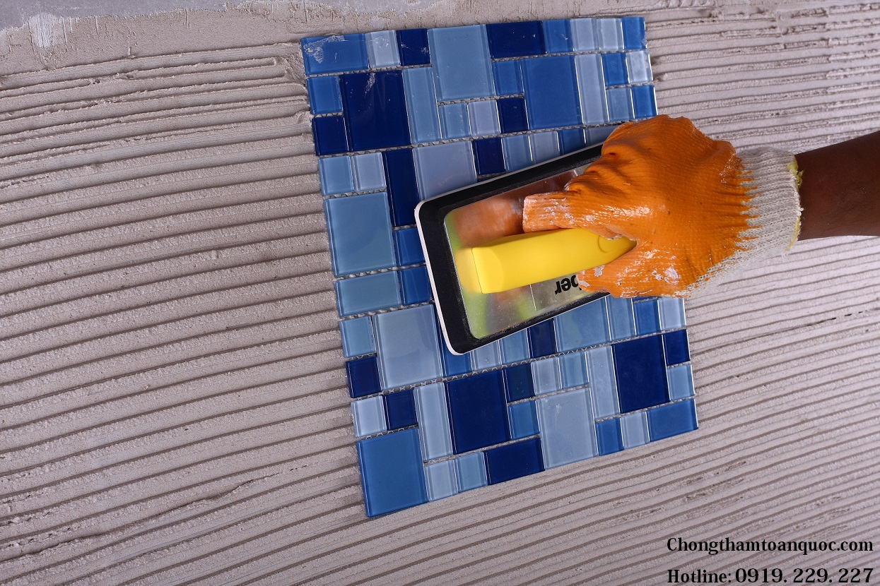 Keo dán gạch chà ron WeberColor Mosaic - Chuyên dùng cho gạch Mosaic