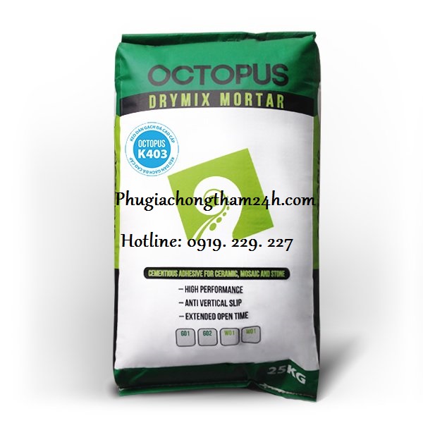 Keo dán gạch đá cao cấp Octopus K403 Keo dán gạch đá cao cấp Octopus K403