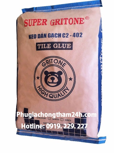Keo dán gạch đá Super Gritone C2-402 chính hãng tại Hà Nội