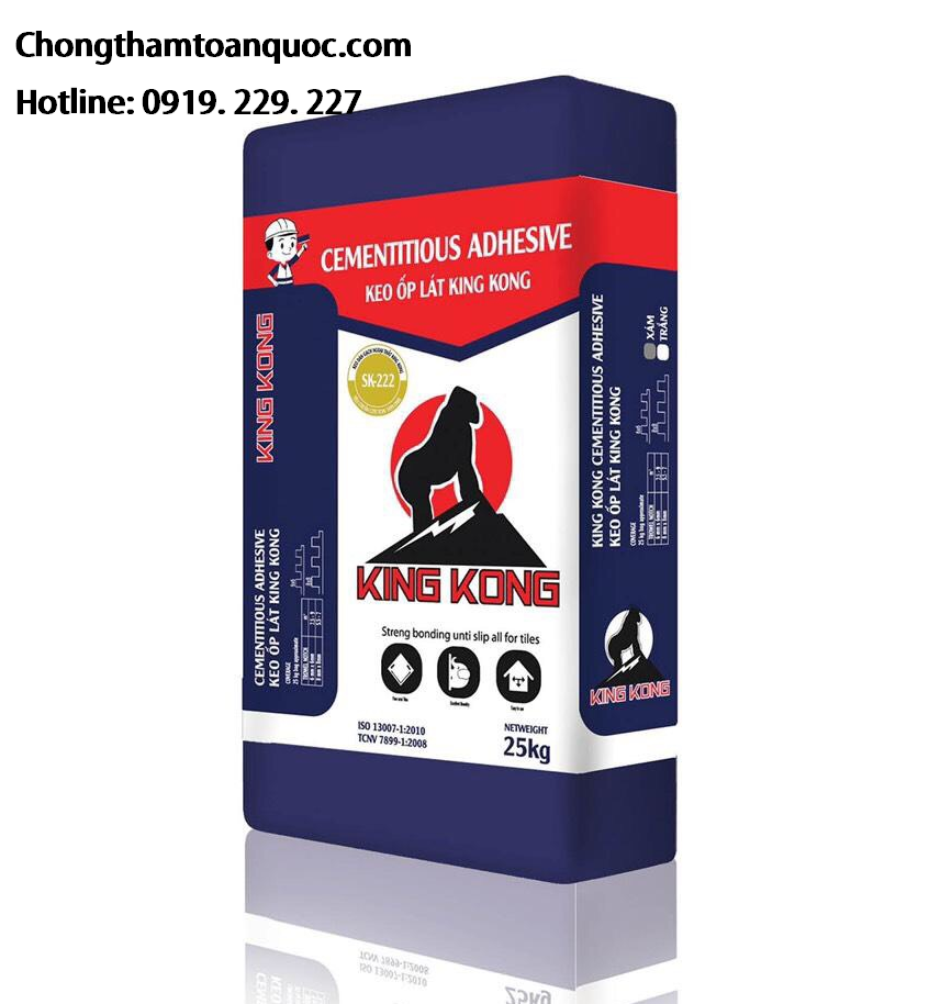 Keo dán gạch ngoại thất Kingkong SK-222