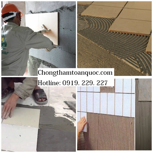 Keo dán gạch Webertai 2 in 1 - Chống thấm và chuyên gạch chống gạch
