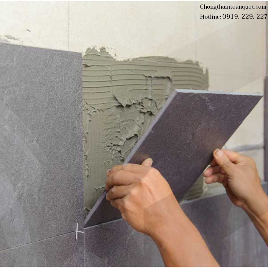 Keo dán gạch Webertai Gres dành cho hồ bơi và gạch đá kich thước lớn