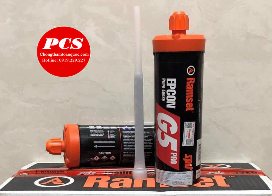 Keo khoan cấy thép Ramset Epcon G5 Keo khoan cấy thép Ramset Epcon G5