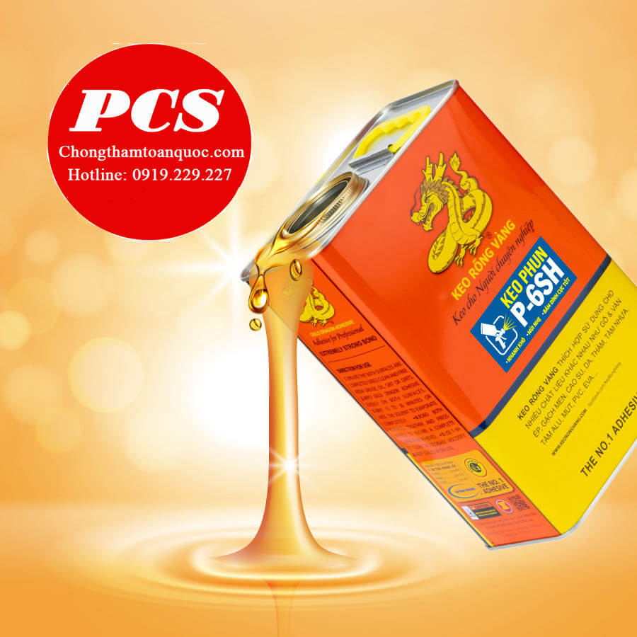 Keo phun có màu vàng nhạt