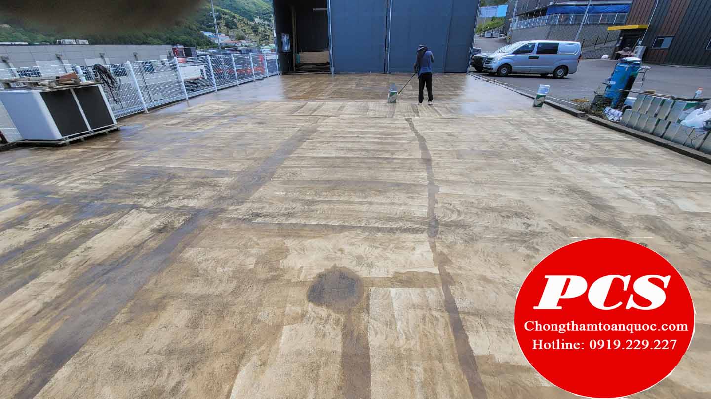 Thi công lớp sơn lót Koli-100: