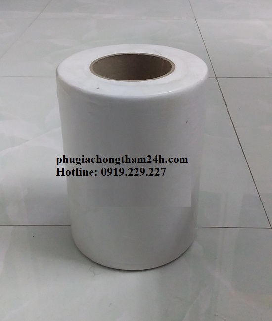 Lưới Polyester gia cố chống thấm khổ 20cmx100m Lưới Polyester gia cố chống thấm khổ 20cmx100m