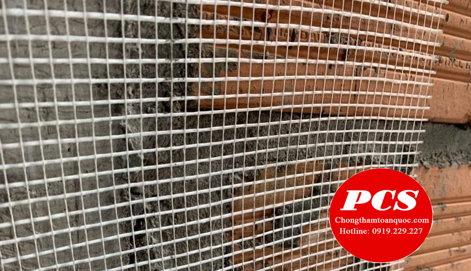 Lưới thủy tinh mắt 4x4 định lượng 140g/m2 chống thấm chống nứt Lưới thủy tinh mắt 4x4 định lượng 140g/m2 chống thấm chống nứt