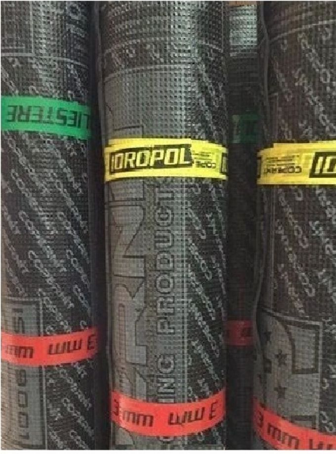 Màng chống thấm khò nóng Idropol dày 3mm mặt cát/PE