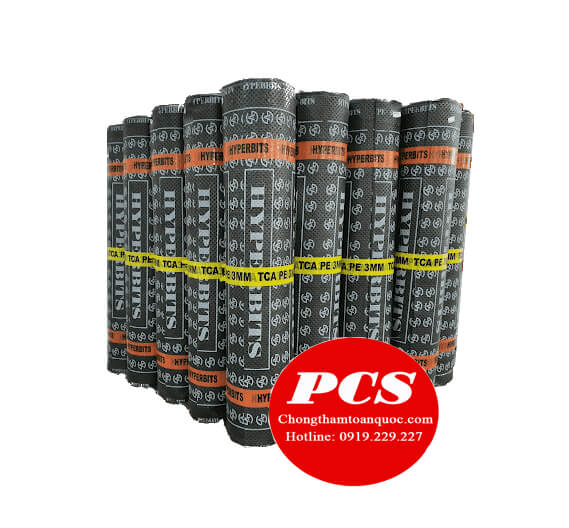 Màng chống thấm khò nóng Hyperbits TCA mặt cát dày 3mm