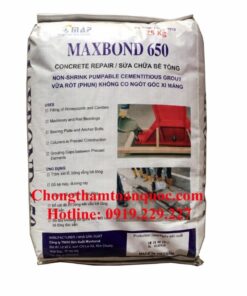 Maxbond 650 - Vữa không co ngót gốc xi măng cường độ cao