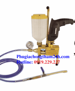 Máy bơm keo PU 999 chống thấm ngược, xử lý nứt