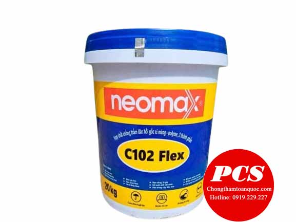 Neomax C102 Flex - Chống thấm gốc xi măng 2 thành phần hồ cá Neomax C102 Flex - Chống thấm gốc xi măng 2 thành phần hồ cá