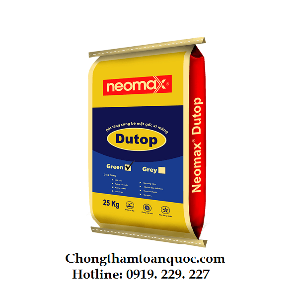 Neomax Dutop Green - Bột tăng cứng bề mặt bê tông màu xanh