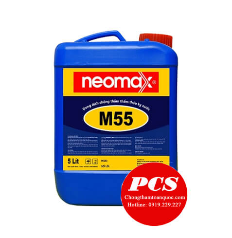 Neomax M55 Dung dịch chống thấm thẩm thấu kỵ nước Neomax M55 Dung dịch chống thấm thẩm thấu kỵ nước