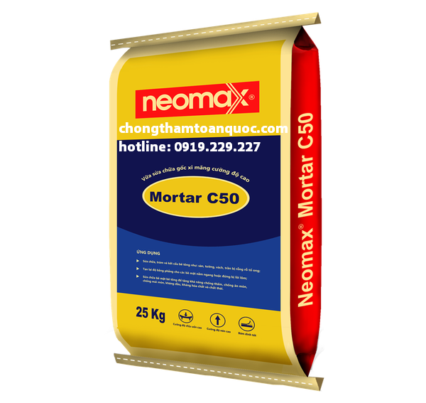 Neomax Mortar C50 - Vữa sửa chữa gốc xi măng