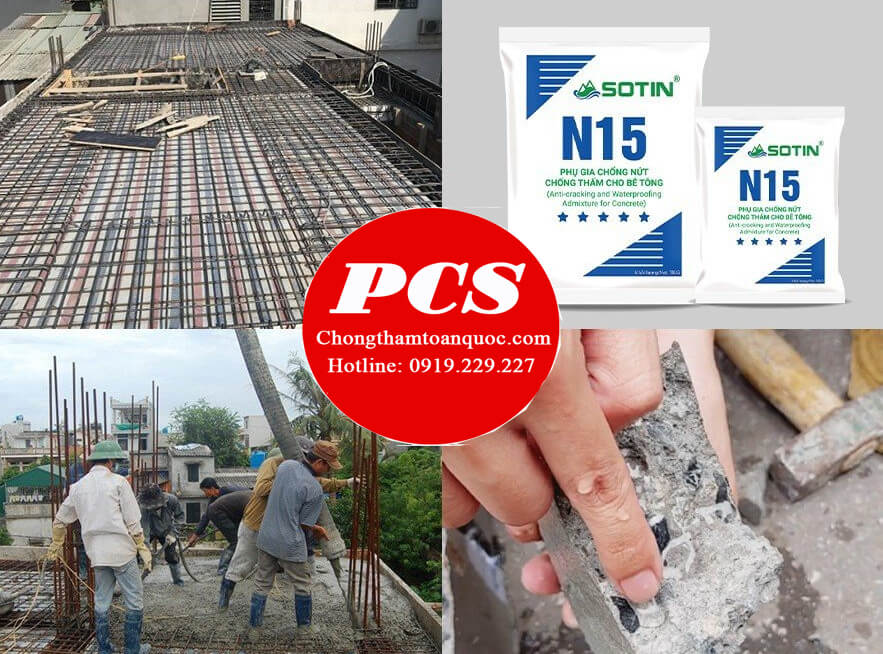 Phụ gia chống nứt Sotin N15