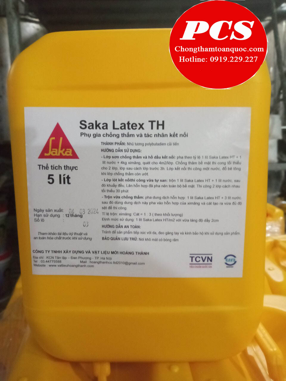 Phụ gia Saka Latex TH Phụ gia Saka Latex TH
