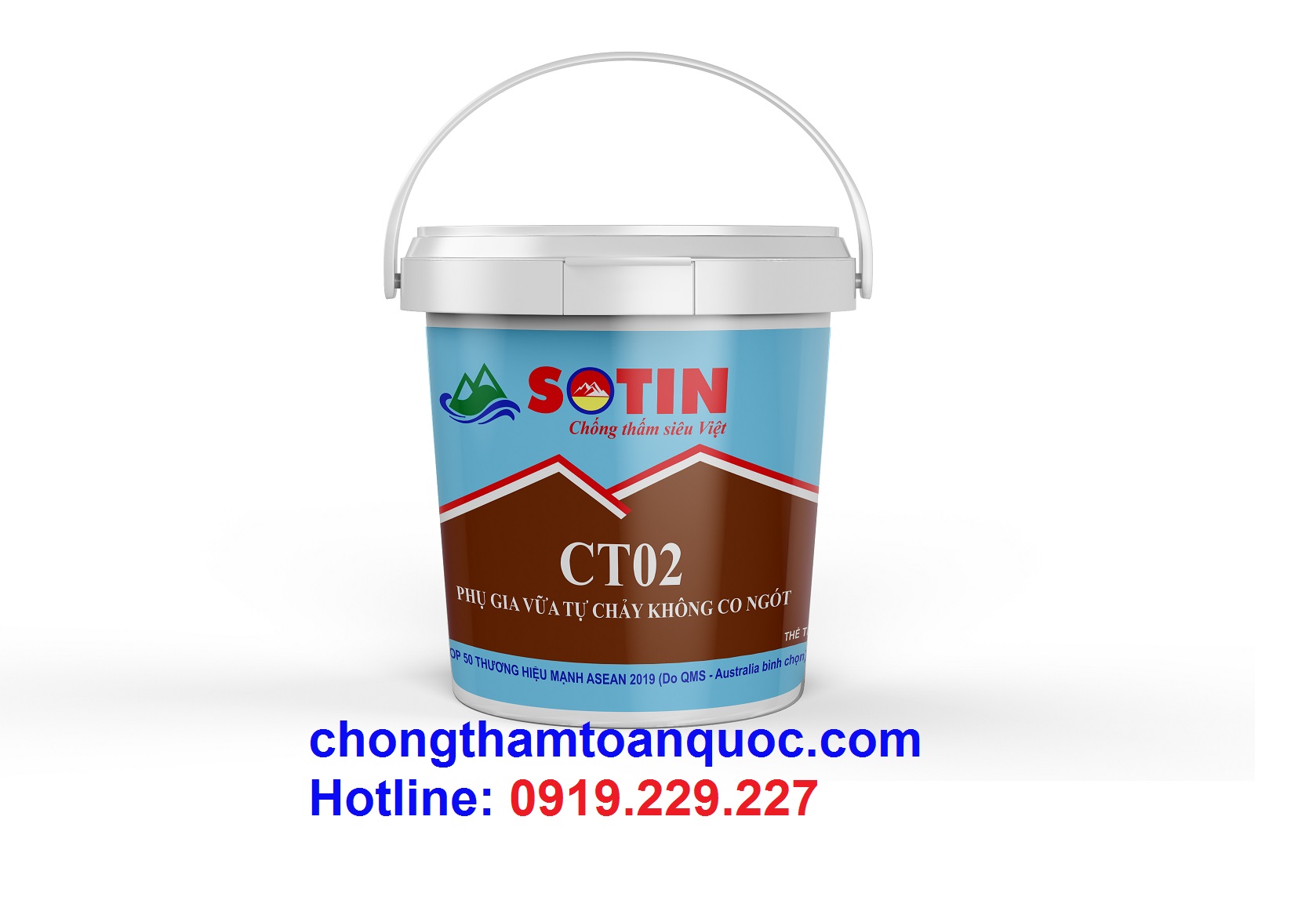Phụ gia vữa tự chảy không co CT02 SOTIN