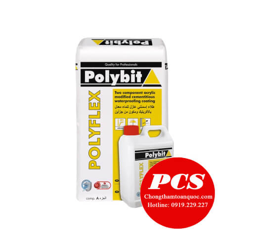 POLYFLEX - Lớp phủ 2 thành phần xi măng acrylic biến tính POLYFLEX - Lớp phủ 2 thành phần xi măng acrylic biến tính