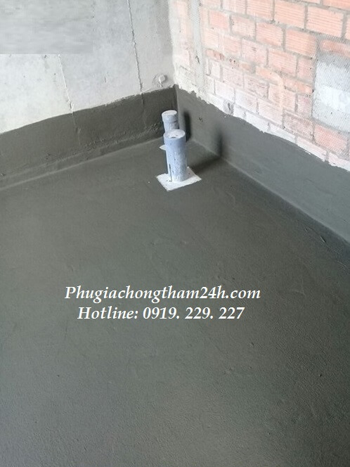 Quicseal 104 ứng dụng cho khu vực lộ thiên