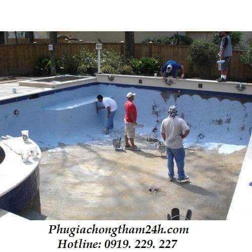 Quicseal 144 ứng dụng chống thấm bể nước sạch