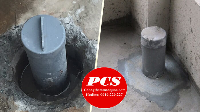 Quy trình chống thấm vữa không co ngót