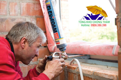 Quy trình dùng keo bọt nở Soudafoam Gun