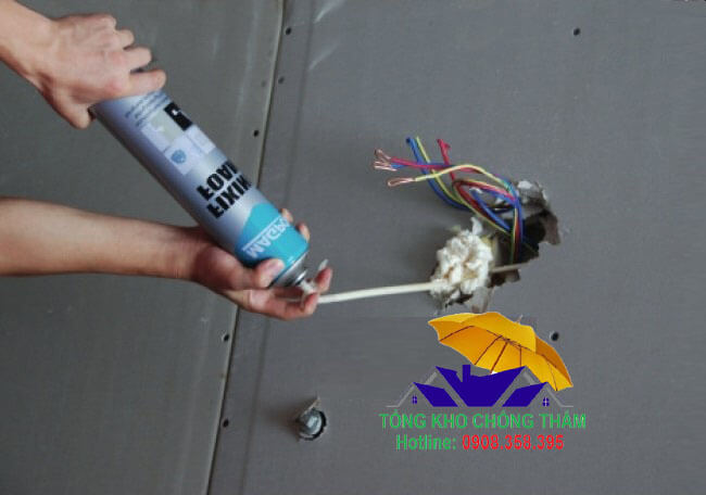 Quy trình sử dụng keo bọt nở Pu Fixing