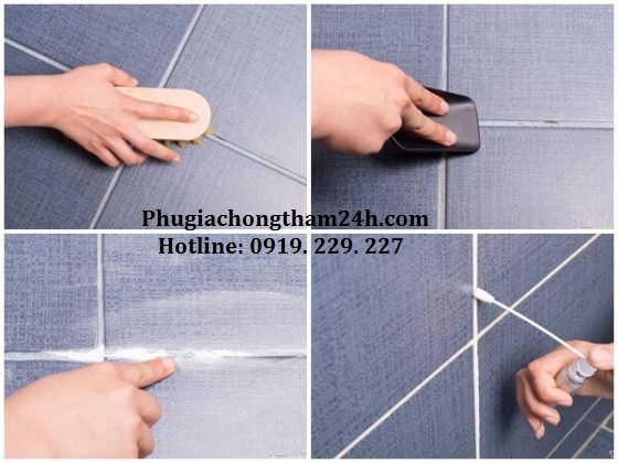 Quy trình sử dụng keo chà ron Senda 3in1 Quy trình sử dụng keo chà ron Senda 3in1