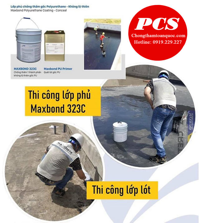 Quy trình sử dụng Maxbond 323C