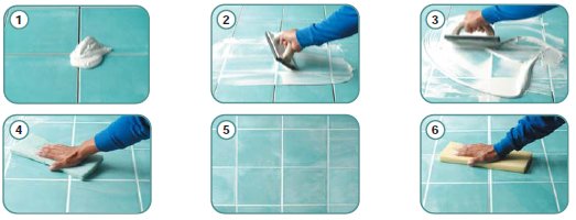 Quy trình thi công keo chà ron Senda