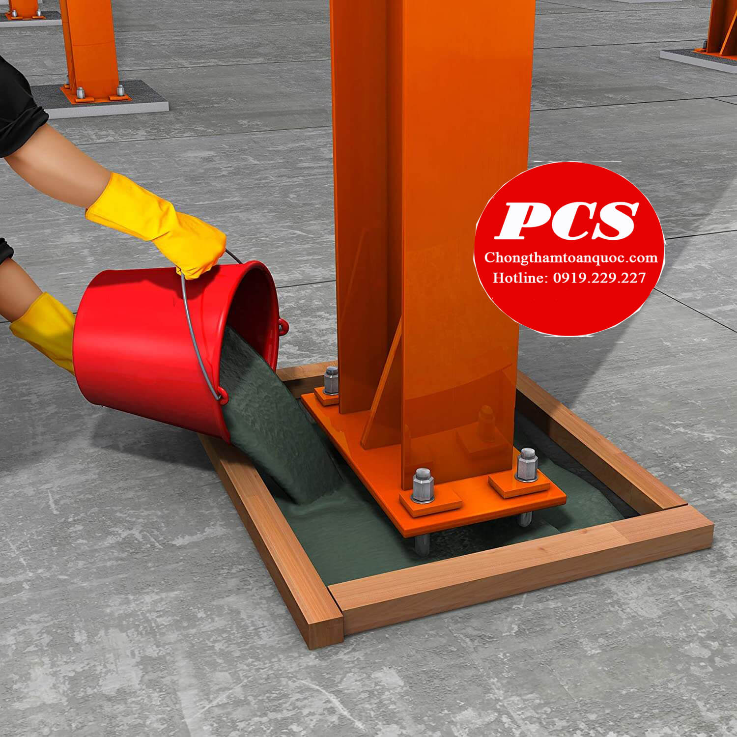 Rót vữa không co ngót Sika Grout 318