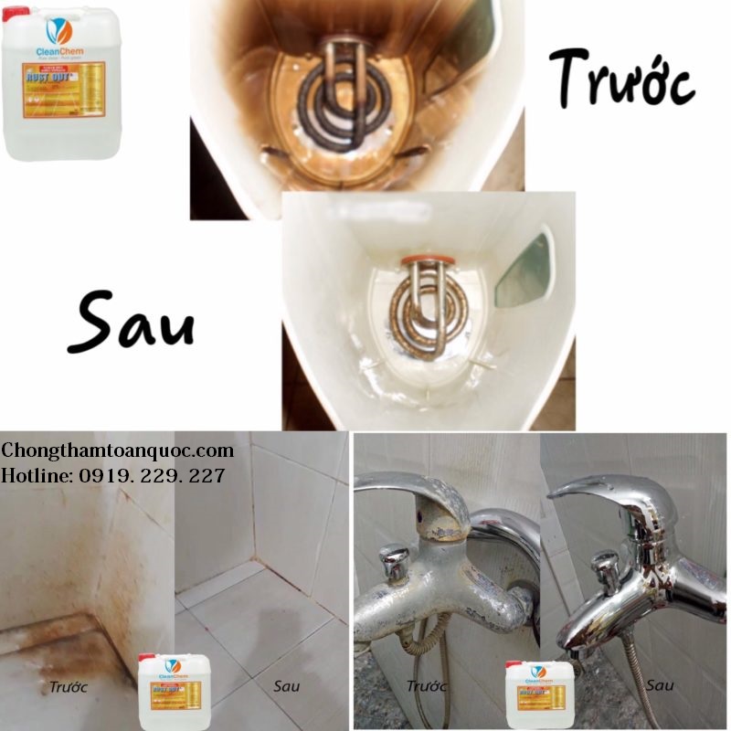 Rust Out - Hóa chất tẩy ố vàng, rỉ sét, cặn canxi