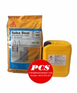 Saka Seal 107 Vữa chống thấm gốc xi măng polyme cải tiến, 2 thành phần