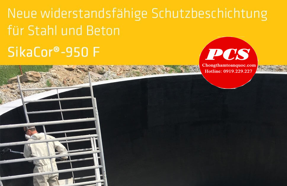 SikaCor 950 F sơn màu đen
