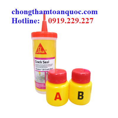 Sikadur-20 Crackseal: Keo epoxy bơm vào các vết nứt nhỏ để sửa chữa và ngăn chặn sự thấm nước. Sikadur-20 Crackseal: Keo epoxy bơm vào các vết nứt nhỏ để sửa chữa và ngăn chặn sự thấm nước.
