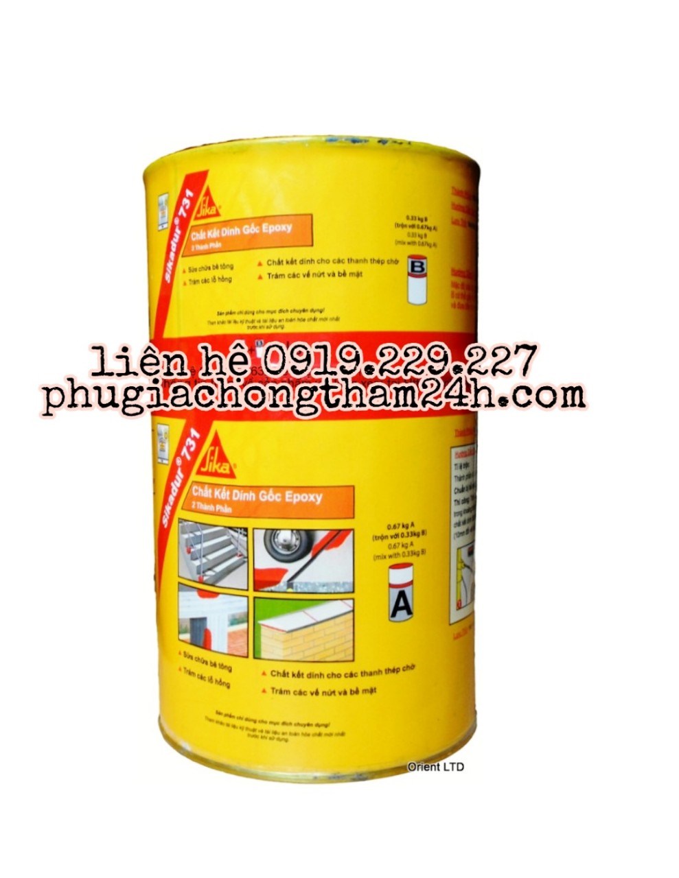 Sikadur-731: Keo epoxy được sử dụng để bơm và chèn vào các lỗ, hốc nhằm sửa chữa các vết nứt và phục hồi cường độ kết cấu bê tông. Sikadur-731: Keo epoxy được sử dụng để bơm và chèn vào các lỗ, hốc nhằm sửa chữa các vết nứt và phục hồi cường độ kết cấu bê tông.