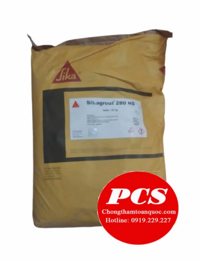 SikaGrout 280 HS Vữa bù co ngót, gốc xi măng đóng gói sẵn