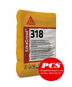 SikaGrout 318 Vữa rót tự san phẳng gốc xi măng, bù co ngót, 1 thành phần