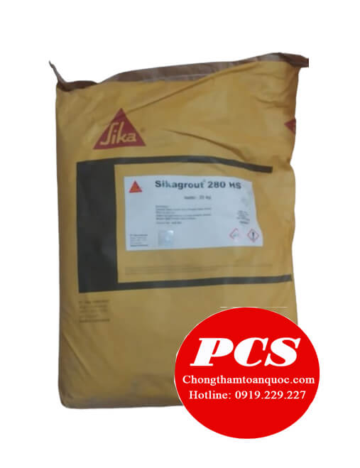SikaGrout 280 HS Vữa bù co ngót, gốc xi măng đóng gói sẵn SikaGrout 280 HS Vữa bù co ngót, gốc xi măng đóng gói sẵn